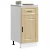 vidaXL Armoire de cuisine Porto chêne sonoma bois d'ingénierie