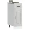 vidaXL Armoire de cuisine Porto gris béton bois d'ingénierie