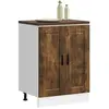 Armoire de cuisine Porto chêne fumé bois d'ingénierie vidaXL