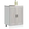 Armoire de cuisine Porto sonoma gris bois d'ingénierie vidaXL