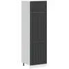 vidaXL Armoire de cuisine Lucca noir bois d'ingénierie