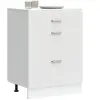 vidaXL Armoire de cuisine blanc bois d'ingénierie