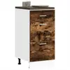 vidaXL Armoire de plancher chêne fumé 40x46x81,5 cm bois d'ingénierie
