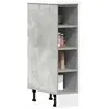 vidaXL Armoire de plancher gris béton 20x44,5x81,5cm bois d’ingénierie