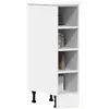 vidaXL Armoire de plancher blanc 20x44,5x81,5 cm bois d'ingénierie