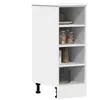 vidaXL Armoire de plancher blanc 30x44,5x81,5 cm bois d'ingénierie