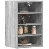 vidaXL Armoire suspendue sonoma gris 40x29,5x60 cm bois d'ingénierie