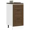 vidaXL Armoire de cuisine Porto chêne marron bois d'ingénierie