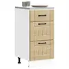 vidaXL Armoire de cuisine Lucca chêne sonoma bois ingénierie