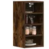 vidaXL Armoire suspendue chêne fumé 30x29,5x60 cm bois d'ingénierie