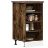 vidaXL Armoire de plancher chêne fumé 40x44,5x81,5cm bois d'ingénierie