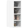 vidaXL Armoire suspendue blanc 20x29,5x60 cm bois d'ingénierie