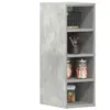 vidaXL Armoire suspendue gris béton 20x29,5x60 cm bois d'ingénierie