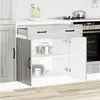 vidaXL Armoire de cuisine Lucca sonoma gris bois ingénierie