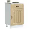 vidaXL Armoire de cuisine Lucca chêne sonoma bois ingénierie