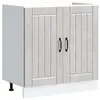 vidaXL Meuble de base de lavabo Lucca gris béton bois ingénierie