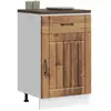 vidaXL Armoire de cuisine Lucca vieux bois bois ingénierie