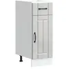 vidaXL Armoire de cuisine Lucca gris béton bois ingénierie
