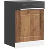 vidaXL Panneau de lave-vaisselle Kalmar vieux bois 60x1,5x67 cm