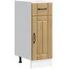 vidaXL Armoire de cuisine Lucca chêne artisanal bois ingénierie