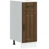 vidaXL Armoire de cuisine Lucca chêne marron bois ingénierie