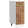vidaXL Armoire de cuisine Lucca vieux bois bois ingénierie