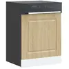 vidaXL Panneau de lave-vaisselle Kalmar chêne sonoma 60x1,5x67 cm