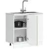 vidaXL Armoire de cuisine Kalmar chêne sonoma bois d'ingénierie