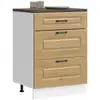 vidaXL Armoire de cuisine Kalmar chêne artisanal bois d'ingénierie