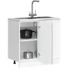 vidaXL Armoire de cuisine Kalmar sonoma gris bois d'ingénierie