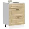 vidaXL Armoire de cuisine Porto chêne sonoma bois d'ingénierie
