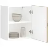 vidaXL Armoire murale de cuisine Lucca chêne artisanal bois ingénierie