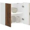 vidaXL Armoire murale de cuisine Lucca vieux bois bois ingénierie