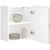 vidaXL Armoire murale de cuisine Lucca chêne sonoma bois ingénierie