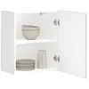 vidaXL Armoire murale de cuisine Porto gris béton bois d'ingénierie
