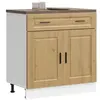 vidaXL Armoire de cuisine Porto chêne artisanal bois d'ingénierie