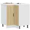vidaXL Armoire d'angle de cuisine Porto chêne sonoma bois d'ingénierie