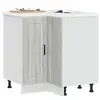 vidaXL Armoire d'angle de cuisine Porto sonoma gris bois d'ingénierie