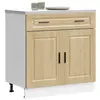 vidaXL Armoire de cuisine Porto chêne sonoma bois d'ingénierie