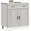 vidaXL Armoire de cuisine Porto sonoma gris bois d'ingénierie