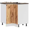 vidaXL Armoire d'angle de cuisine Porto vieux bois bois d'ingénierie