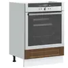 vidaXL Armoire à four Porto chêne marron bois d'ingénierie