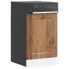 Panneau de lave-vaisselle Porto vieux bois 45x1,5x67 cm vidaXL
