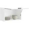 vidaXL Armoire murale de cuisine Porto blanc bois d'ingénierie