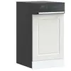 Panneau de lave-vaisselle Porto blanc 45x1,5x67 cm vidaXL
