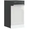 Panneau de lave-vaisselle Porto blanc brillant 45x1,5x67 cm vidaXL