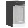 Panneau de lave-vaisselle Porto sonoma gris 45x1,5x67 cm vidaXL