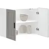 vidaXL Armoire murale de cuisine Porto sonoma gris bois d'ingénierie