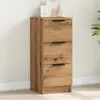 vidaXL Vidaxl Buffet Chêne Artisanal 30x30x70 Cm Bois D'ingénierie