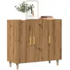 vidaXL Buffet chêne artisanal 90x34x80 cm bois d'ingénierie